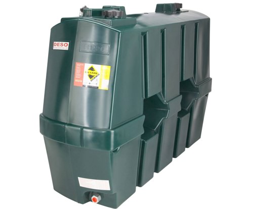 DESO slimline bunded oil tank